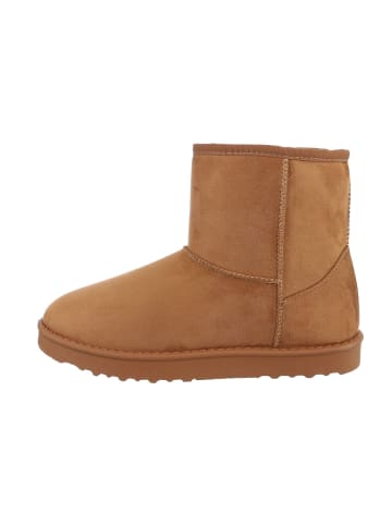 Ital-Design Stiefelette in Camel