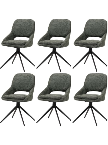 MCW 6er-Set Esszimmerstuhl N73, Grün