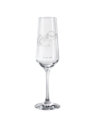Mr. & Mrs. Panda Sektglas Eichhörnchen Smoothie ohne Spruch in Transparent