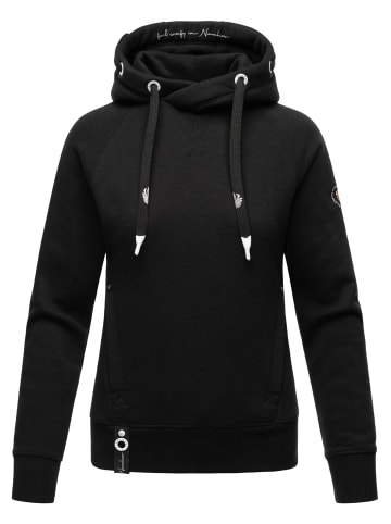 Navahoo Kapuzensweatshirt Liebesmäuschen in Black