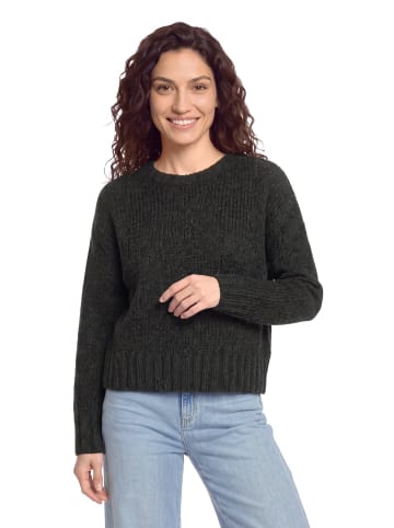CARTOON Basic-Pullover mit Rundhalsausschnitt in Anthracite Melange