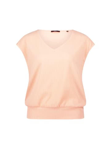 Zero  Plissee-Shirt mit V-Ausschnitt in Rose Cloud
