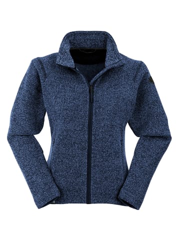 Maul Sport Strickfleecejacke Brixen in Blau