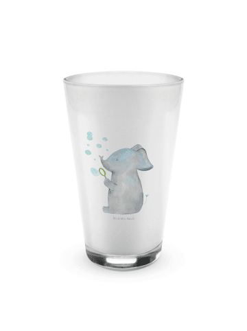 Mr. & Mrs. Panda Glas Elefant Seifenblasen ohne Spruch in Transparent