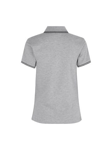 IDENTITY Polo Shirt stretch in Grau meliert