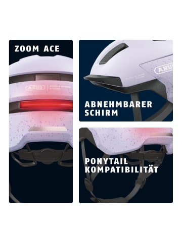 ABUS Fahrradhelm PURL-Y ACE in light lavender