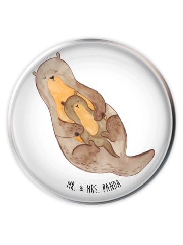 Mr. & Mrs. Panda Waschbecken Ablaufstopfen Otter Kind ohne Spruch in Weiß