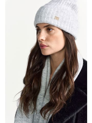 Rich & Royal Beanie in hellgrau - 0001