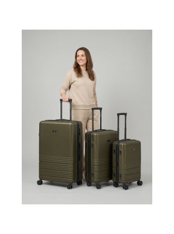 Camel Active Hanoi 4 Rollen Kofferset 3-teilig mit Dehnfalte in khaki