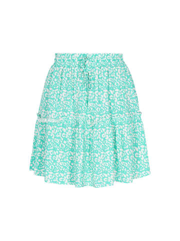 aleida Women Skirt in TURQUOISE WHITE