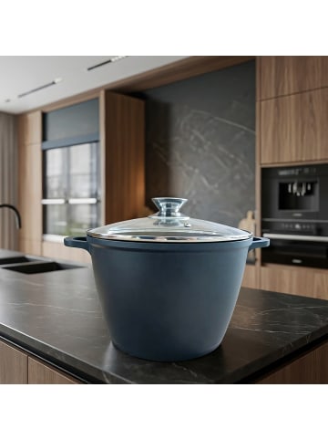 relaxdays Suppentopf in Schwarz - 10 Liter