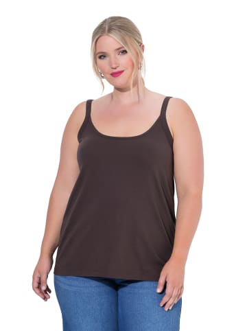 MIAMODA Strick-Top in mahagoni