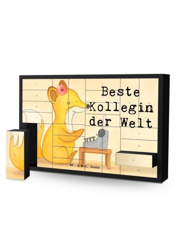 Mr. & Mrs. Panda Adventskalender Fuchs Beste Kollegin der Welt D... in Weiß