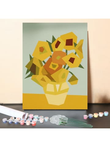 ARTNANAS DIY Malen nach Zahlen Set-"Sonnenblumen" 