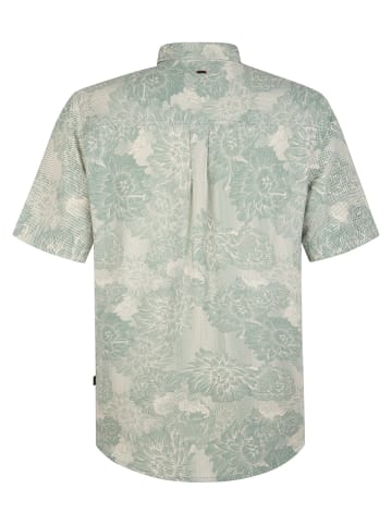 Petrol Industries Hemd mit Allover-Print Travesía in Weiß