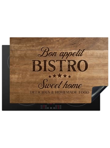 KitchenYeah Herdabdeckplatte Text Vintage