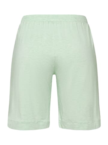 Hanro Schlafshorts Natural Elegance in pistachio melange