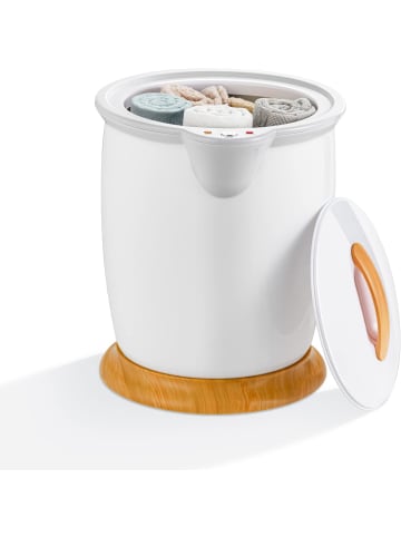 COSTWAY 20L Handtuchwärmer Eimer in Weiß