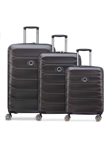 Delsey Meteor 4 Rollen Kofferset 3-teilig mit Dehnfalte in capuccino