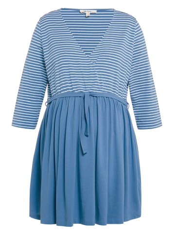 Ulla Popken Jerseykleid in mattes blau