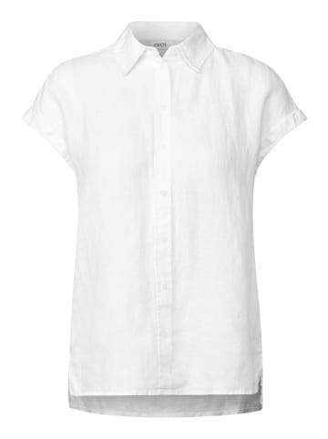 Cecil Kurzarmbluse für Damen in weiß