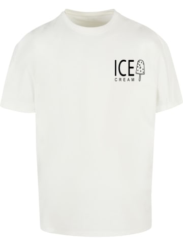 Merchcode T-Shirt "Ice Cream Oversized T-Shirt" in Weiß