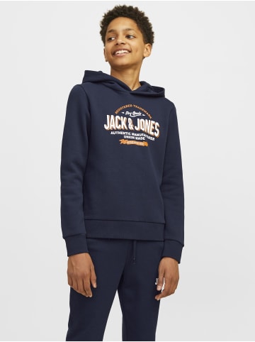 JACK & JONES Junior Kapuzenpullover in Navy Blazer