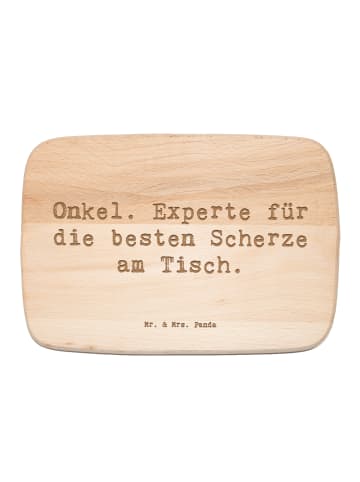 Mr. & Mrs. Panda Frühstücksbrettchen Holz Spruch Onkel Scherzkön... in Transparent