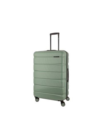 Franky 75er Spinner Dehnfalte ABS13 Hartschalenkoffer mit TSA-Schloss in green II