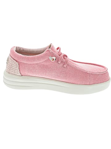 Fusion sportlicher Schnürer Rosa