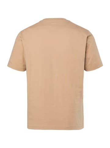 Men Plus Kurzarm T-Shirt in beige