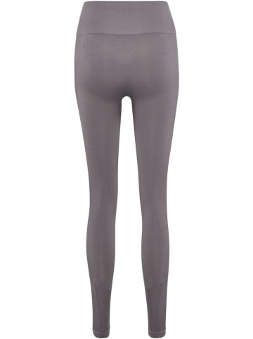 Hummel Leggings "Tif Seamless High Waist Tights" in Grau