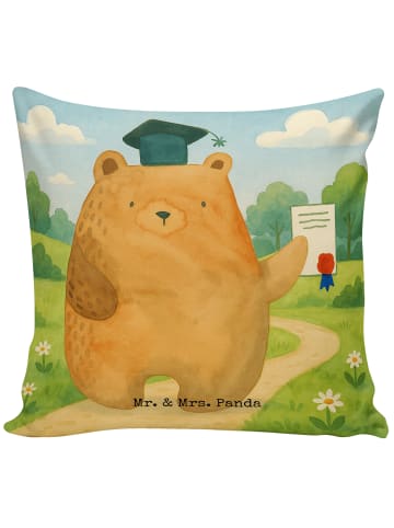 Mr. & Mrs. Panda Kuschelkissen Bär Prüfung Design ohne Spruch in Weiß