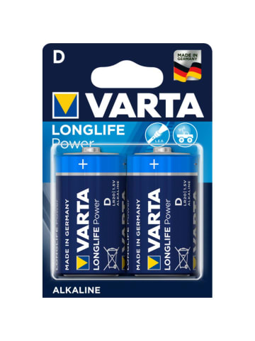 Varta Batterie Longlife Power D in Schwarz