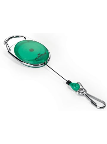 Durable Aufrollmechanismus JoJo Style mit Federhaken 80cm grün