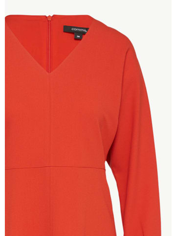 comma Kleid lang in Rot