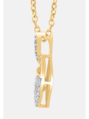 Diamant Exquis Halskette aus 585 Gelbgold mit Diamant