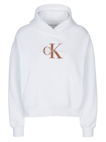 Calvin Klein Kapuzenpullover für Damen in weiß