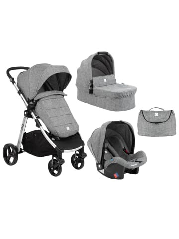 Kikkaboo Kinderwagen 3 in 1 Ugo in grau