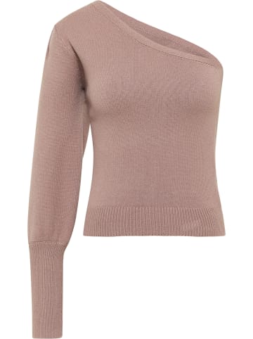 faina Strickpullover in Dunkeltaupe