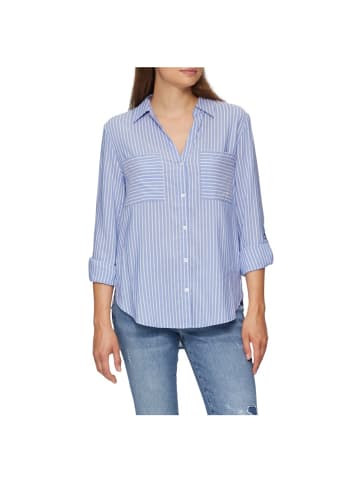 S.OLIVER RED LABEL Langarmbluse in Blau