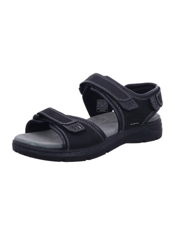 Josef Seibel Herren-Sandalen  in Schwarz
