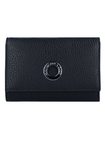 Mandarina Duck Mellow Geldbörse Leder 14 cm in nero