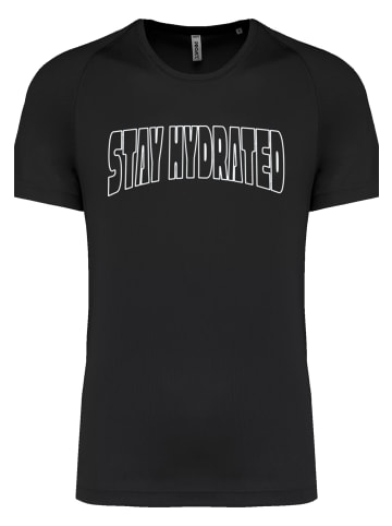 F4NT4STIC T-Shirt Sports Stay Hydrated T-Shirt in schwarz