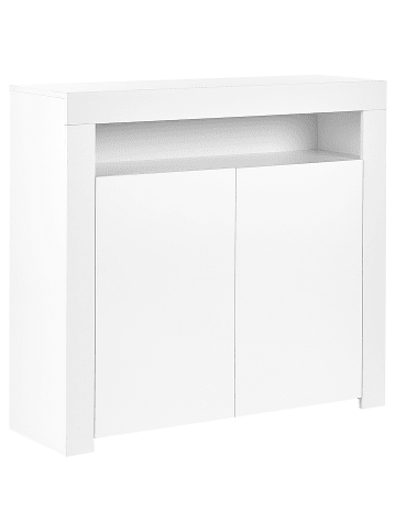 Beliani Sideboard COVINA in Weiß - (W) 108 x (H) 97 x (L) 35 cm