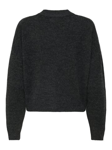 JDY Strickjacke in Dark Grey Melange