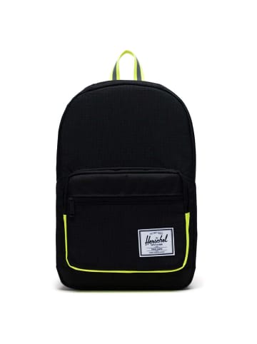 Herschel Pop Quiz 22 - Rucksack 43 cm (black crosshatch/black/raven crosshatch) in black enzyme ripstop/black /safety yellow