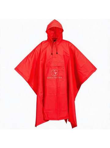 SCHIETWETTER Regenponcho "Schauerregen Eva" in red
