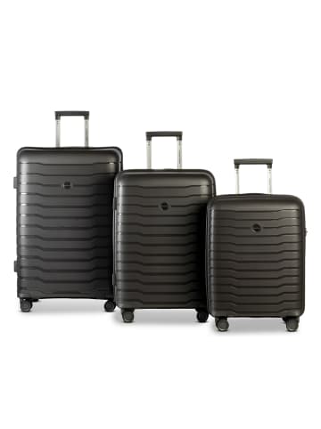 Worldpack Portland 4 Rollen Kofferset 3-teilig in zement