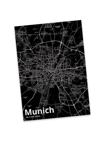 Mr. & Mrs. Panda Ansichtskarte Munich mit Spruch in Keine Angabe